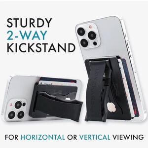 LoveHandle Black Phone Grip & Wrist Strap - New in package